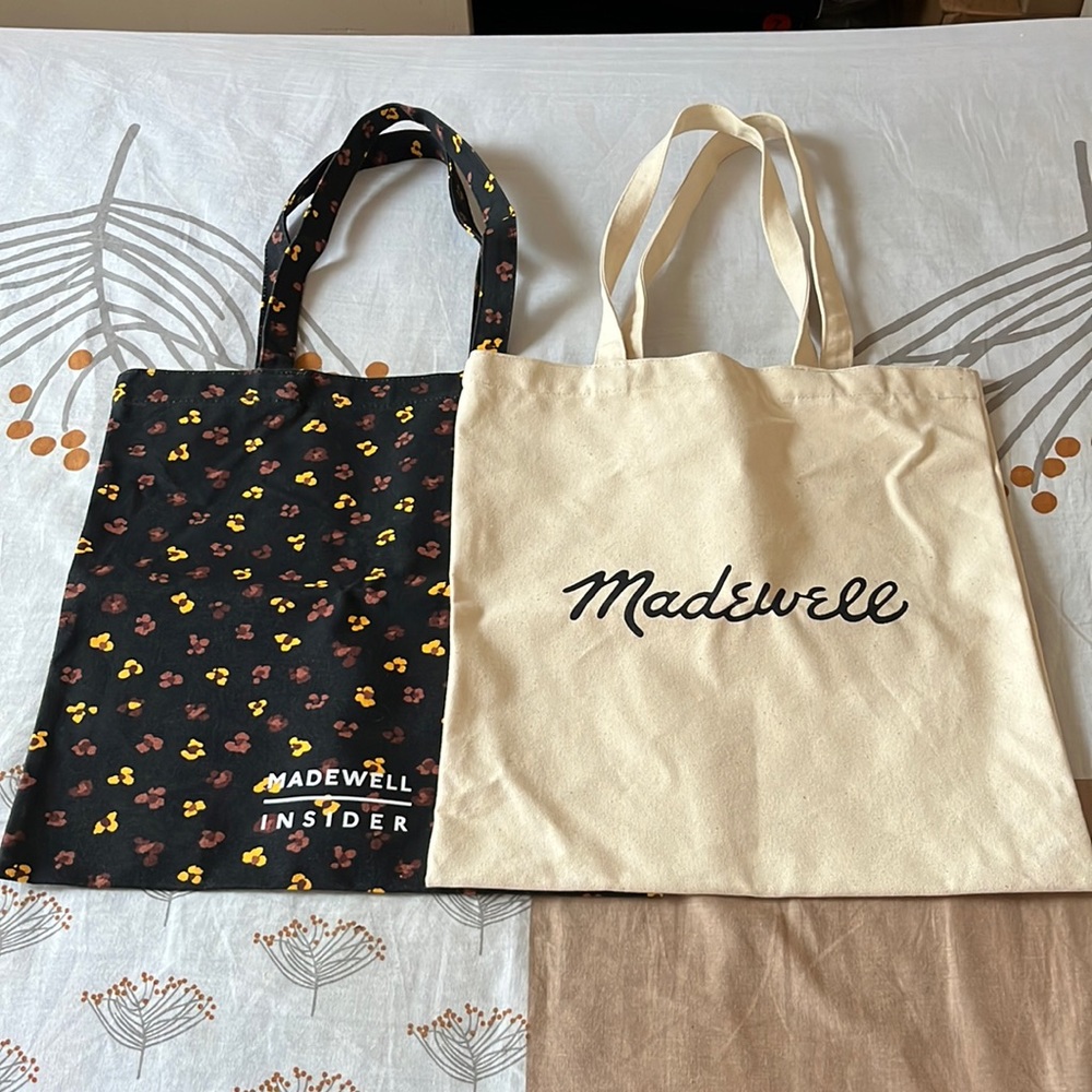 2 Madewell Tote Bags